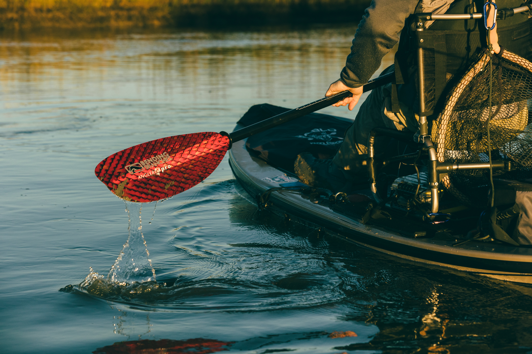 Copperhead kayak fishing paddle