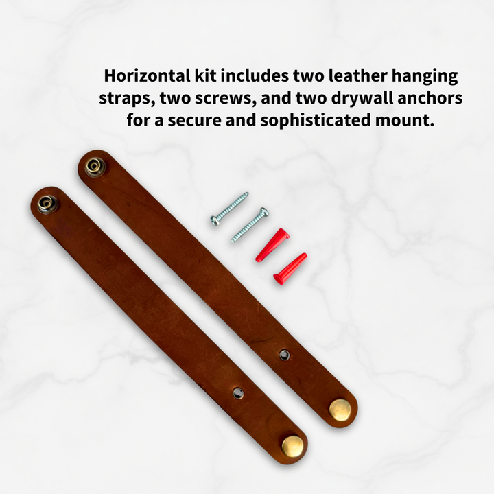 Leather Paddle Hanging Kit – Horizontal Display
