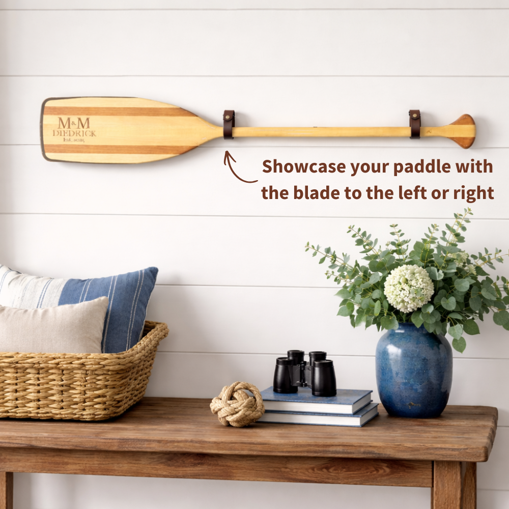 Leather Paddle Hanging Kit – Horizontal Display