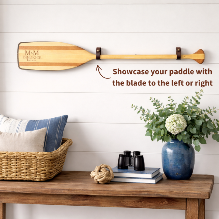 Leather Paddle Hanging Kit – Horizontal Display