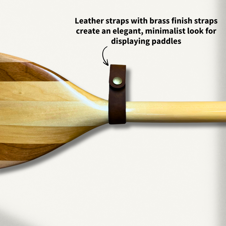 Leather Paddle Hanging Kit – Horizontal Display