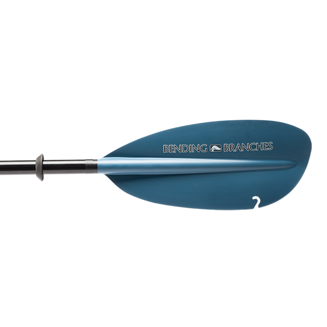 angler classic snap button tidal blue blade back