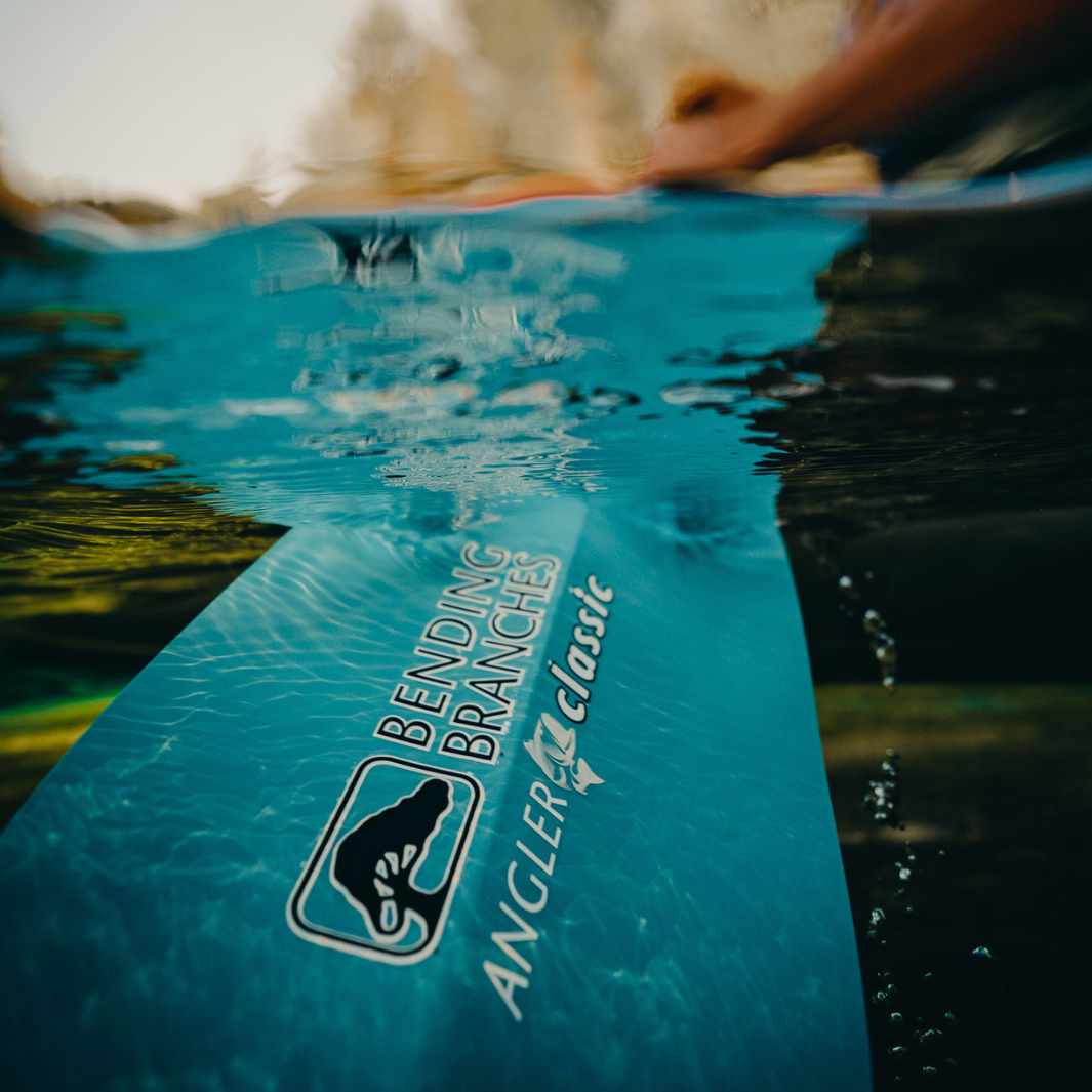 angler classic in tidal blue under water