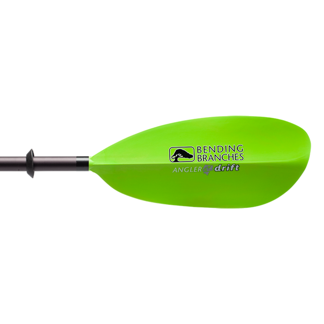 angler drift snap button electric green blade