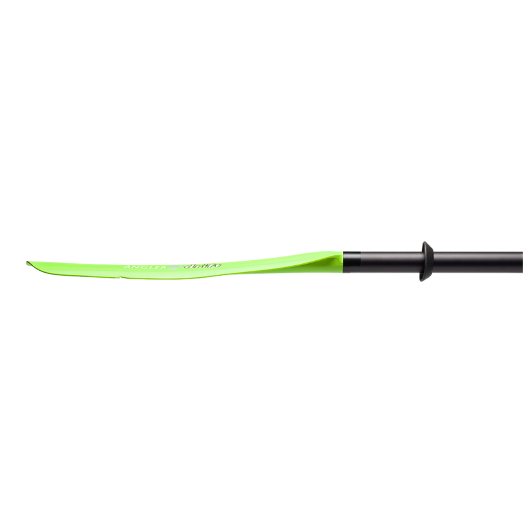 angler drift snap button electric green blade profile