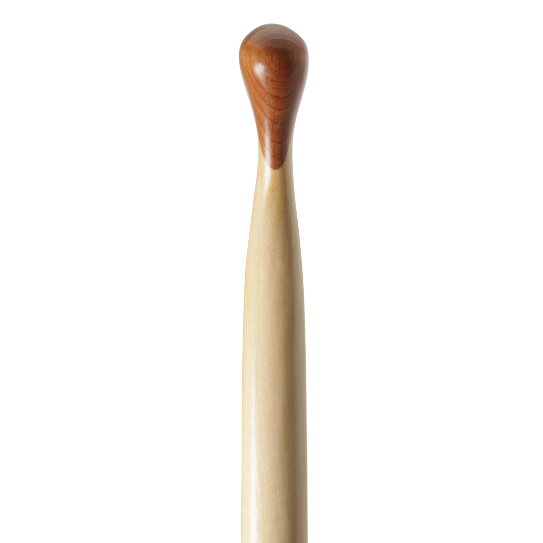 Beavertail wooden canoe paddle grip profile