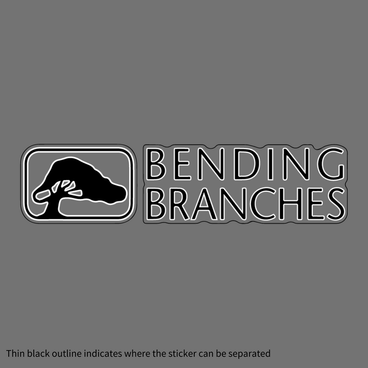 Bending Branches Large Logo Transfer Decal
