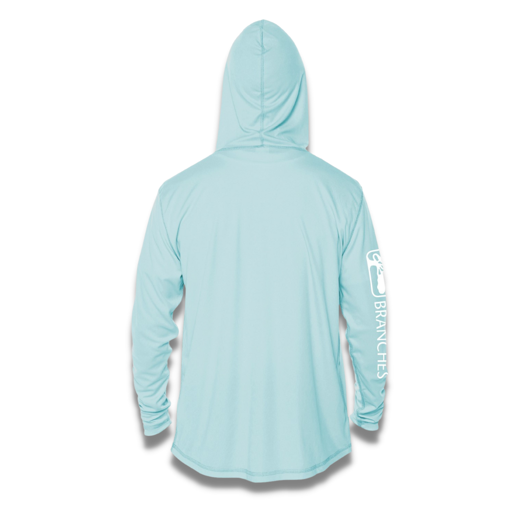 Coastlines UV Hooded Long Sleeve