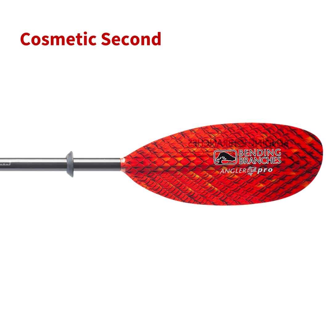 Red Copperhead pattern, right blade